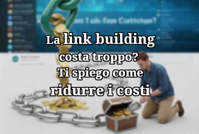 Ridurre i costi della link building